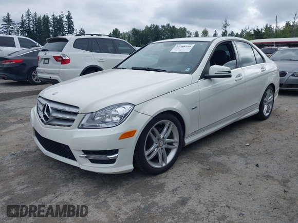 2012 Mercedes-Benz C 250 Sport with VIN WDDGF4HB9CR193961, listed as a IAAI auction lot 42788998 with 111,442 mi miles and . Bid and sale history available at DreamBid. Image 2.