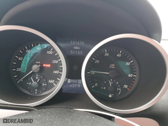 2005 Mercedes-Benz SLK-Class with VIN WDBWK56F75F042875, listed as a Copart auction lot 43646275 with 101,670 mi miles and Salvage Title. Bid and sale history available at carsss.com. Image 9.