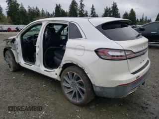 2019 Lincoln Nautilus Reserve with VIN 2LMPJ8LP0KBL37465, listed as a Copart auction lot 48507615 with 76,212 mi miles and Salvage title. Bid and sale history available at DreamBid. Image 2.