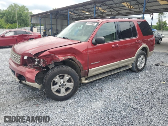 2005 Ford Explorer Eddie Bauer z VIN 1FMZU64K45UA91604, wystawiony jako Copart lot #60666325 z przebiegiem 258 170 mil mil oraz Szkoda całkowita • Salvage title. Historia ofert i sprzedaży dostępna na DreamBid. Obrazek 1.