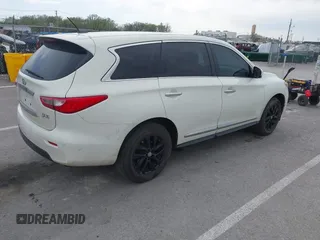 2013 Infiniti JX35 with VIN 5N1AL0MM5DC325574, listed as a IAAI auction lot 42011771 with 173,656 mi miles and . Bid and sale history available at DreamBid. Image 4.