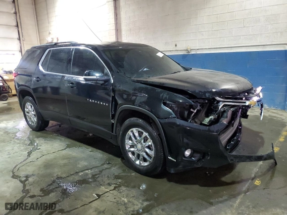 2021 Chevrolet Traverse LT Cloth with VIN 1GNEVGKW0MJ262173, listed as a Copart auction lot 46700475 with 50,532 mi miles and Salvage Title. Bid and sale history available at carsss.com. Image 4.