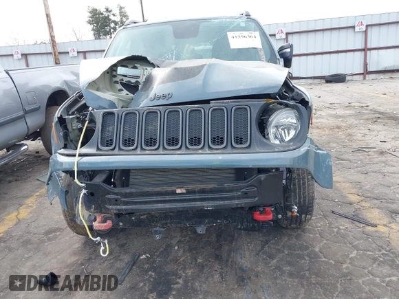 2018 Jeep Renegade Trailhawk с VIN ZACCJBCB8JPH54696, выставлен на аукционе IAAI как лот 41596364 с пробегом 19 016 миль миль и . История ставок и продаж доступна на DreamBid. Изображение 6.