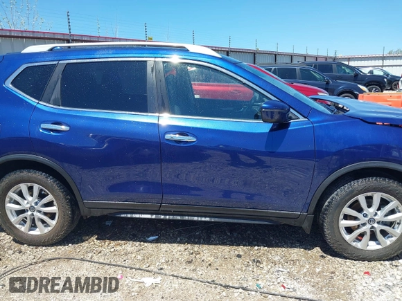 2019 Nissan Rogue SV with VIN 5N1AT2MT0KC705437, listed as a IAAI auction lot 42060597 with 98,555 mi miles and . Bid and sale history available at DreamBid. Image 14.