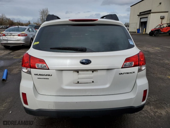 2012 Subaru Outback 2.5i with VIN 4S4BRCAC0C3255013, listed as a Copart auction lot 46484695 with 124,371 mi miles and Salvage Title. Bid and sale history available at carsss.com. Image 6.