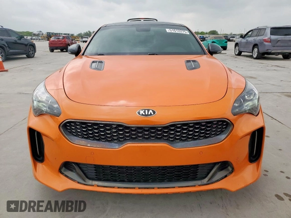 2019 Kia Stinger GT with VIN KNAE35LC9K6070562, listed as a Copart auction lot 51612275 with 75,785 mi miles and Salvage Title. Bid and sale history available at DreamBid. Image 6.