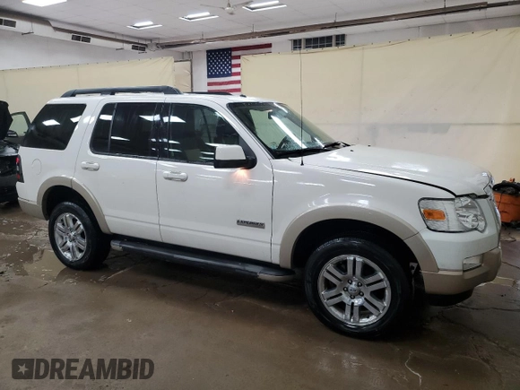 2008 Ford Explorer Eddie Bauer with VIN 1FMEU74E28UB33089, listed as a Copart auction lot 57020915 with 160,445 mi miles and Clean title. Bid and sale history available at DreamBid. Image 4.