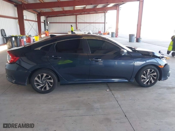 2017 Honda Civic Sedan EX with VIN 19XFC2F7XHE227216, listed as a IAAI auction lot 41958887 with 124,285 mi miles. Bid and sale history available at carsss.com. Image 13.