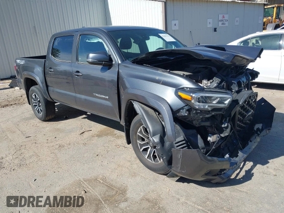 2023 Toyota Tacoma 4WD SR with VIN 3TMCZ5AN1PM600236, listed as a IAAI auction lot 41603152 with 35,956 mi miles. Bid and sale history available at carsss.com. Image 1.