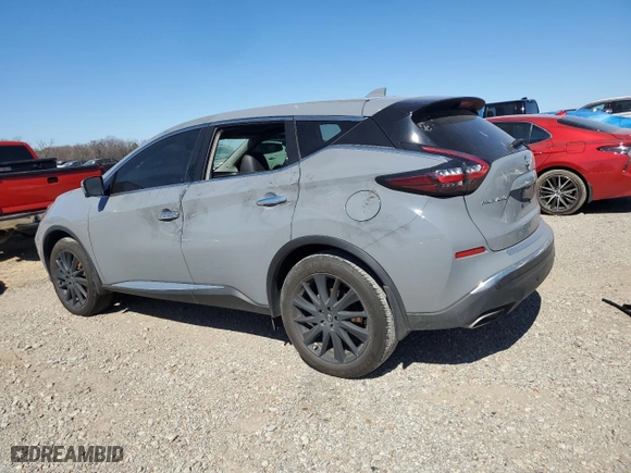 2024 Nissan Murano SL with VIN 5N1AZ2CJ3RC126385, listed as a Copart auction lot 46260315 with 7,099 mi miles and Salvage Title. Bid and sale history available at carsss.com. Image 2.