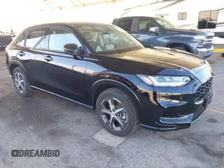 2024 Honda HR-V EX-L z VIN 3CZRZ1H72RM714091, wystawiony jako IAAI lot #41626098 z przebiegiem 8 887 mil mil oraz . Historia ofert i sprzedaży dostępna na DreamBid. Obrazek 1.