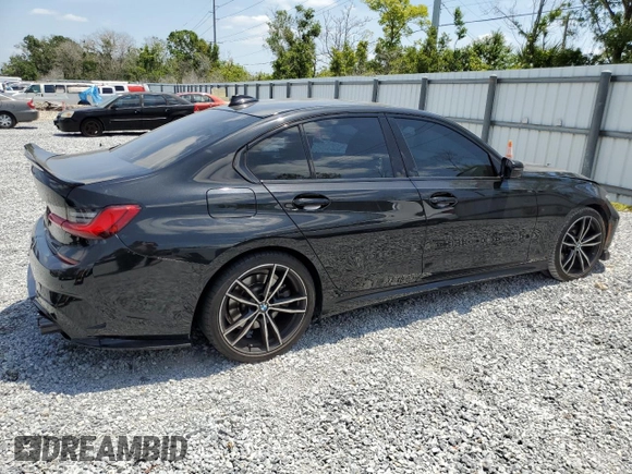 2019 BMW 3 Series 330i with VIN WBA5R1C54KAK08286, listed as a Copart auction lot 53273305 with Not provided miles and Non repairable. Bid and sale history available at DreamBid. Image 3.