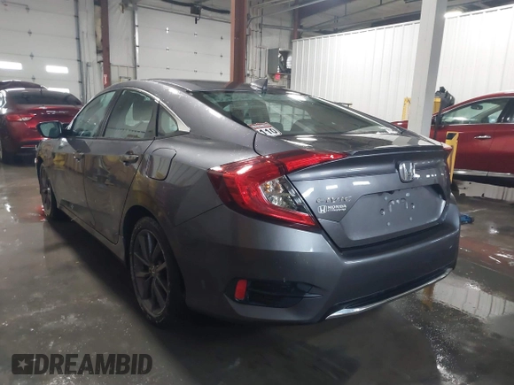 2020 Honda Civic EX-L with VIN 19XFC1F70LE010163, listed as a IAAI auction lot 41306532 with 88,767 mi miles and . Bid and sale history available at DreamBid. Image 3.