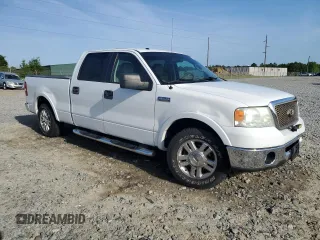 2006 Ford F-150 XLT with VIN 1FTPW12V06FB43726, listed as a Copart auction lot 51804455 with 147,763 mi miles and Salvage Title. Bid and sale history available at carsss.com. Image 4.
