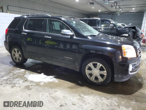 2017 GMC Terrain SLT with VIN 2GKFLUEK4H6310694, listed as a Copart auction lot 46042645 with 106,840 mi miles and Salvage Title. Bid and sale history available at DreamBid. Image 4.