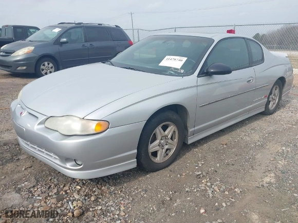 2002 Chevrolet Monte Carlo SS with VIN 2G1WX15K629307275, listed as a IAAI auction lot 41478740 with 255,013 mi miles. Bid and sale history available at carsss.com. Image 2.