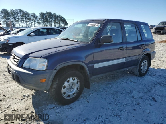 1998 Honda CR-V LX with VIN JHLRD2846WC012372, listed as a Copart auction lot 41927075 with 195,082 mi miles and Salvage Title. Bid and sale history available at carsss.com. Image 1.