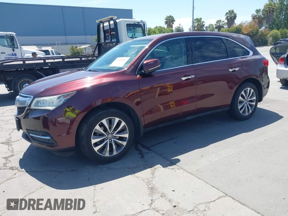 2014 Acura MDX Technology with VIN 5FRYD4H46EB017852, listed as a IAAI auction lot 42500807 with 82,639 mi miles and . Bid and sale history available at DreamBid. Image 17.