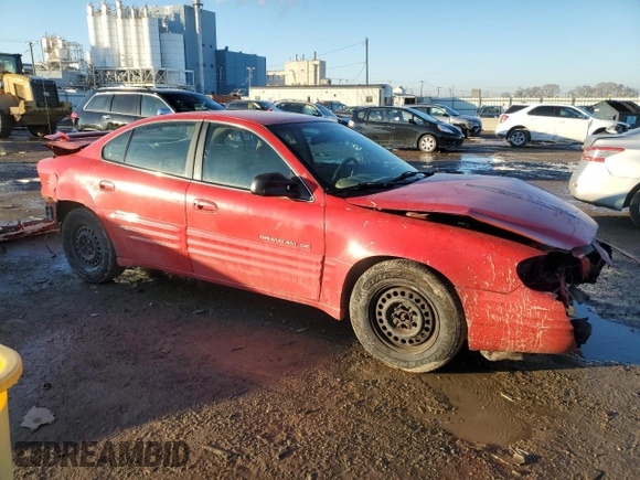 1999 Pontiac Grand Am SE2 with VIN 1G2NE52T5XM831139, listed as a Copart auction lot 89160335 with 120,900 mi miles and Salvage Title. Bid and sale history available at carsss.com. Image 4.