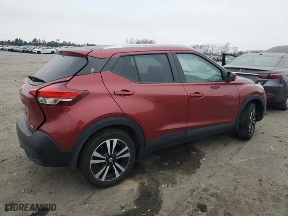 2018 Nissan Kicks SV with VIN 3N1CP5CU6JL542439, listed as a Copart auction lot 48777755 with 128,906 mi miles and Salvage Title. Bid and sale history available at carsss.com. Image 3.