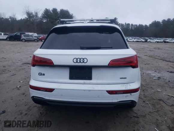 2022 Audi Q5 S line Prestige with VIN WA1FAAFY0N2046394, listed as a Copart auction lot 70897132 with 6,694 mi miles. Bid and sale history available at carsss.com. Image 6.