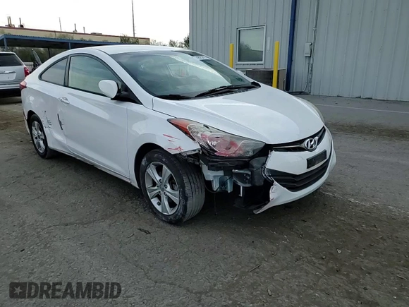 2013 Hyundai Elantra Coupe GS with VIN KMHDH6AE3DU016131, listed as a Copart auction lot 74625614 with 75,332 mi miles and Non Repairable. Bid and sale history available at carsss.com. Image 11.