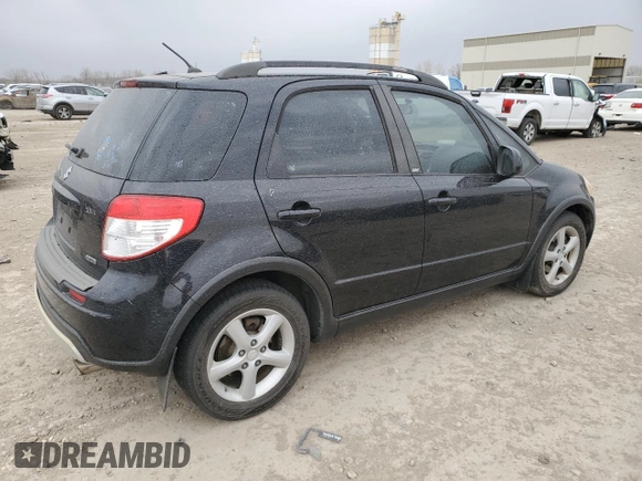 2007 Suzuki SX4 with VIN JS2YB413075100843, listed as a Copart auction lot 48932125 with 209,663 mi miles and Salvage Title. Bid and sale history available at carsss.com. Image 3.
