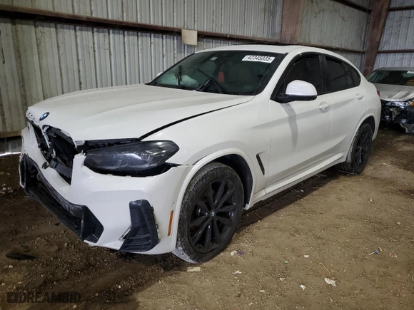 2023 BMW X4 xDrive30i with VIN 5UX33DT0XP9N64556, listed as a Copart auction lot 42345035 with NaN miles and Salvage Title. Bid and sale history available at carsss.com. Image 1.