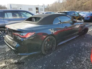 2024 BMW M4 Competition xDrive with VIN WBS33BA00RCP85798, listed as a Copart auction lot 79909674 with 3,429 mi miles and Clean Title. Bid and sale history available at carsss.com. Image 3.