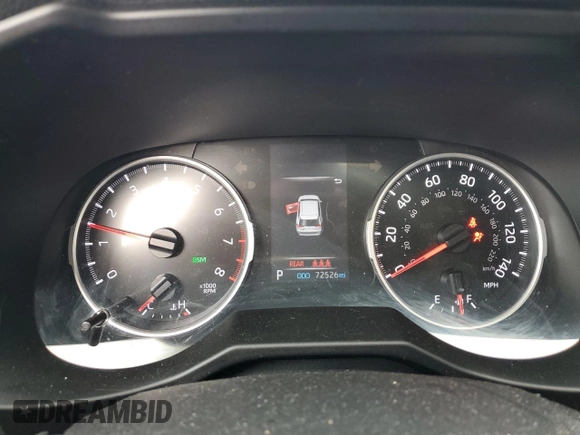 2019 Toyota RAV4 XLE with VIN 2T3P1RFV0KC054000, listed as a Copart auction lot 55255165 with 72,526 mi miles and Salvage title. Bid and sale history available at DreamBid. Image 9.