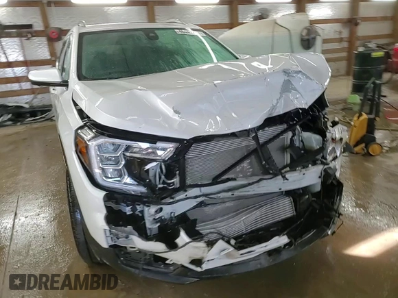 2022 GMC Terrain SLT with VIN 3GKALVEVXNL281445, listed as a Copart auction lot 46441435 with 45,249 mi miles and Salvage Title. Bid and sale history available at carsss.com. Image 14.