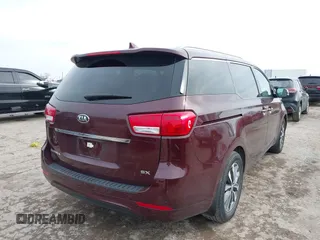 2017 Kia Sedona EX with VIN KNDMC5C11H6278098, listed as a IAAI auction lot 41581577 with 98,748 mi miles. Bid and sale history available at carsss.com. Image 4.