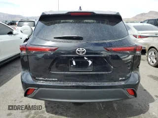2024 Toyota Highlander LE with VIN 5TDKDRAH7RS537853, listed as a Copart auction lot 50980515 with 18,440 mi miles and Salvage title. Bid and sale history available at DreamBid. Image 6.