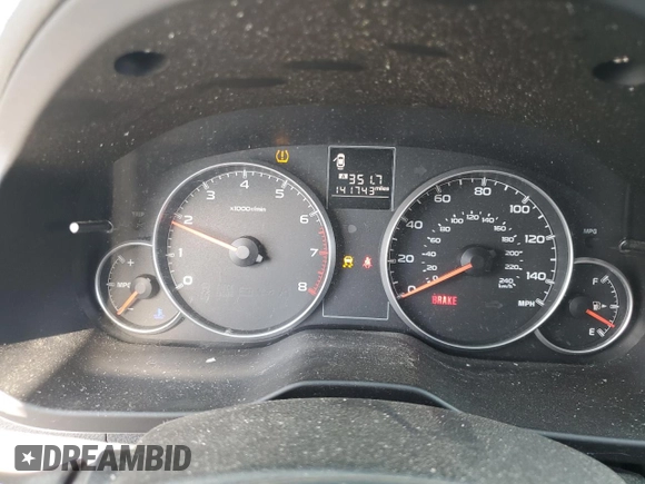 2013 Subaru Legacy 2.5i z VIN 4S3BMAA61D1006847, wystawiony jako Copart lot #58623325 z przebiegiem 141 743 mil mil oraz Szkoda całkowita • Salvage title. Historia ofert i sprzedaży dostępna na DreamBid. Obrazek 9.