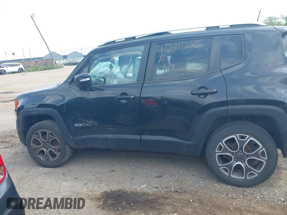 2018 Jeep Renegade Limited with VIN ZACCJBDBXJPH00377, listed as a IAAI auction lot 42391226 with 84,523 mi miles and . Bid and sale history available at DreamBid. Image 14.