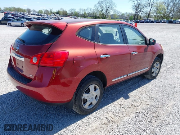 2013 Nissan Rogue S with VIN JN8AS5MV2DW146814, listed as a IAAI auction lot 41960012 with 127,511 mi miles and . Bid and sale history available at DreamBid. Image 4.