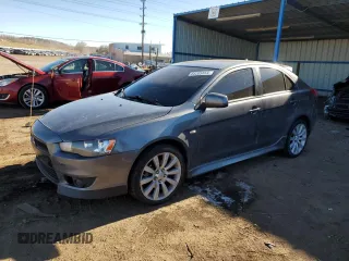 2011 Mitsubishi Lancer GTS with VIN JA32X8HWXBU009763, listed as a Copart auction lot 83205854 with 118,897 mi miles and Salvage Title. Bid and sale history available at carsss.com. Image 1.