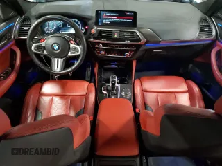 2020 BMW X3 M with VIN 5YMTS0C07L9B29768, listed as a Copart auction lot 76204704 with 41,549 mi miles and Salvage Title. Bid and sale history available at carsss.com. Image 8.