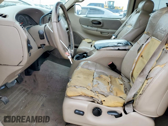 2001 Ford F-150 XL with VIN 2FTRX07L81CA48360, listed as a Copart auction lot 54317675 with Not provided miles and Salvage title. Bid and sale history available at DreamBid. Image 7.