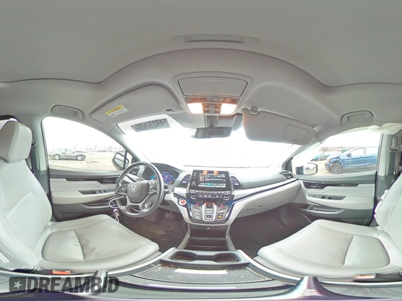 2018 Honda Odyssey Elite with VIN 5FNRL6H9XJB098123, listed as a Copart auction lot 48237955 with 85,261 mi miles and Salvage Title. Bid and sale history available at carsss.com. Image 14.