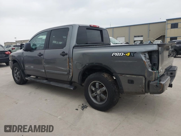 2013 Nissan Titan S with VIN 1N6AA0EC3DN314882, listed as a Copart auction lot 55065935 with 124,299 mi miles and Clean Title. Bid and sale history available at DreamBid. Image 2.