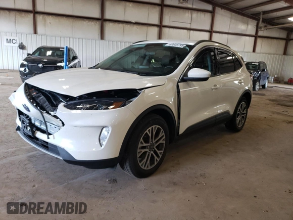 2021 Ford Escape SEL z VIN 1FMCU9H61MUA87268, wystawiony jako Copart lot #60645795 z przebiegiem 47 219 mil mil oraz Szkoda całkowita • Salvage title. Historia ofert i sprzedaży dostępna na DreamBid. Obrazek 1.