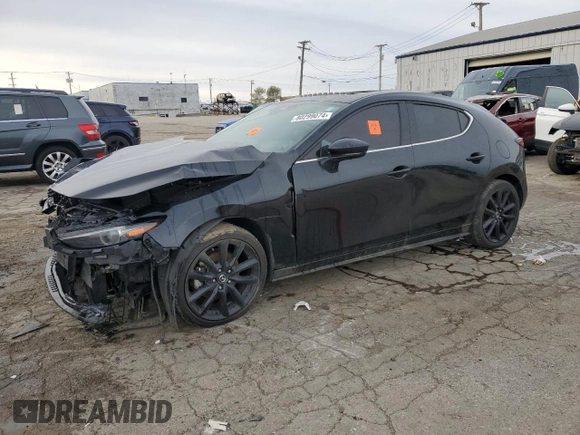 2019 Mazda Mazda3 Hatchback w/Premium Pkg with VIN JM1BPBNM2K1144979, listed as a Copart auction lot 80299074 with 0 mi miles and Clean Title. Bid and sale history available at carsss.com. Image 1.