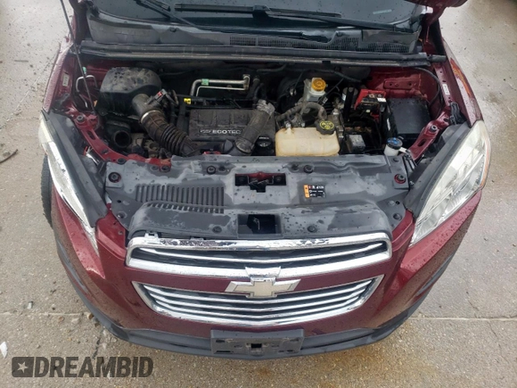 2016 Chevrolet Trax LT z VIN 3GNCJLSB1GL264598, wystawiony jako Copart lot #55267145 z przebiegiem 97 675 mil mil oraz Szkoda całkowita • Salvage title. Historia ofert i sprzedaży dostępna na DreamBid. Obrazek 11.