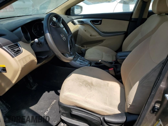 2013 Hyundai Elantra Limited with VIN 5NPDH4AE5DH417926, listed as a Copart auction lot 54222305 with Not Provided miles and Clean Title. Bid and sale history available at DreamBid. Image 7.