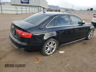2013 Audi S4 Premium Plus z VIN WAUBGAFL6DA129983, wystawiony jako Copart lot #49119585 z przebiegiem Nie podano mil oraz Szkoda całkowita • Salvage title. Historia ofert i sprzedaży dostępna na DreamBid. Obrazek 3.
