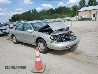 1997 Lincoln Continental with VIN 1LNLM97V7VY731116, listed as a Copart auction lot 67058894 with 0 mi miles and Salvage Title. Bid and sale history available at carsss.com. Image 4.