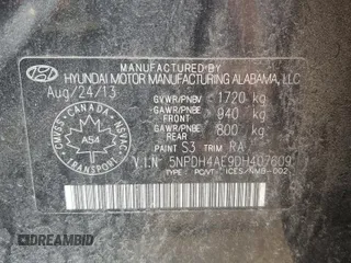 2013 Hyundai Elantra GLS с VIN 5NPDH4AE9DH407609, выставлен на аукционе Copart как лот 59730365 с пробегом 110 271 миль миль и Чистый • Clean title. История ставок и продаж доступна на DreamBid. Изображение 12.