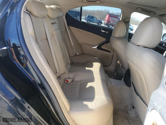 2007 Lexus IS 250 with VIN JTHCK262272011140, listed as a Copart auction lot 49245355 with 238,421 mi miles and Salvage Title. Bid and sale history available at carsss.com. Image 10.