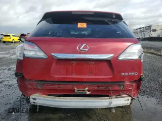 2011 Lexus RX 350 with VIN JTJZK1BA6B2411209, listed as a Copart auction lot 50986825 with Not provided miles and Non repairable. Bid and sale history available at DreamBid. Image 6.